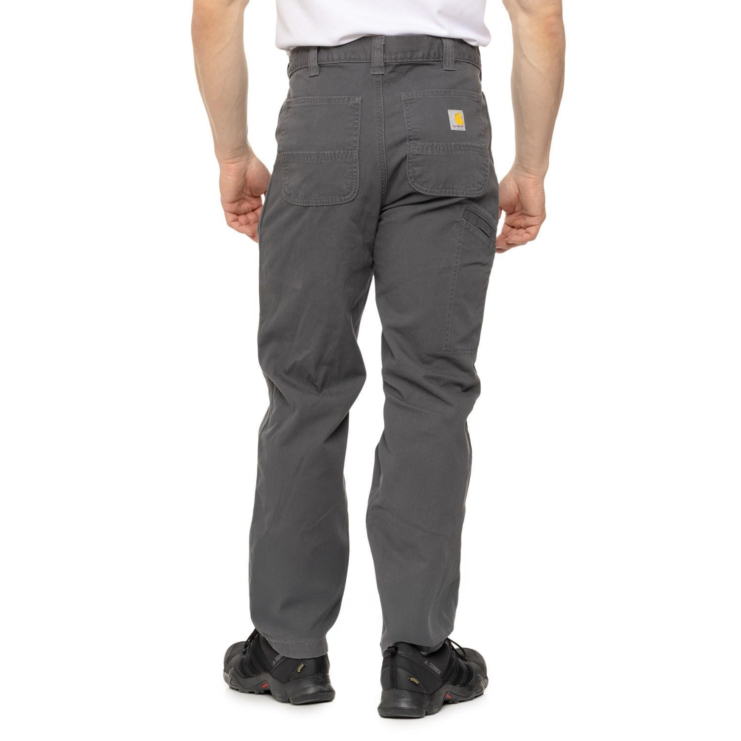 Carhartt 103342 Rugged Flex® Canvas Utility Work Pants - Flannel Lined, Factory Seconds Product Image