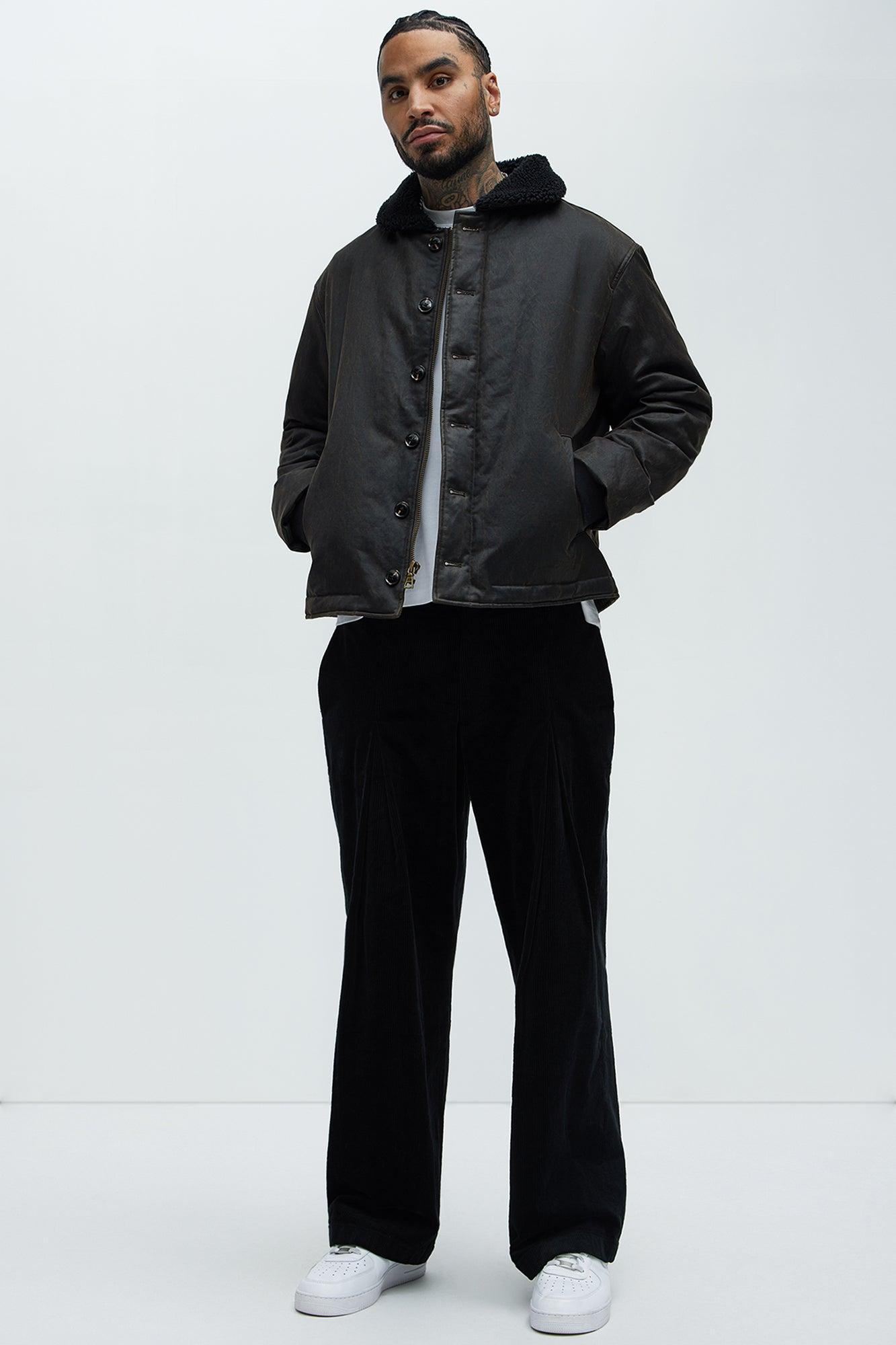 Denali Waxed Sherpa Jacket - Brown Product Image
