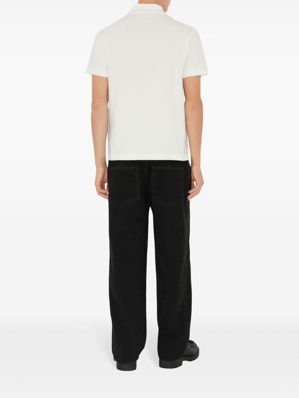 embroidered-logo polo shirt  Product Image