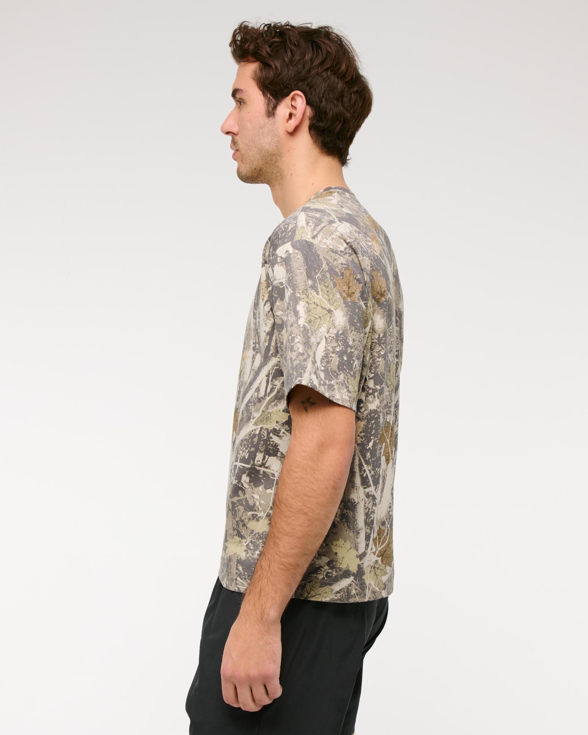YPB Active Cropped Heavyweight Cotton Tee Product Image