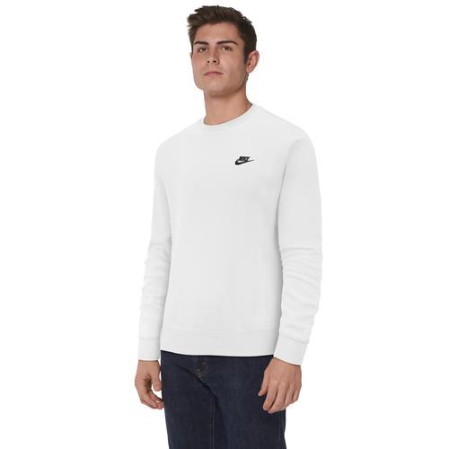 Men's Nike Club Fleece Crew, Size: Large, Dark Gray Grey Product Image