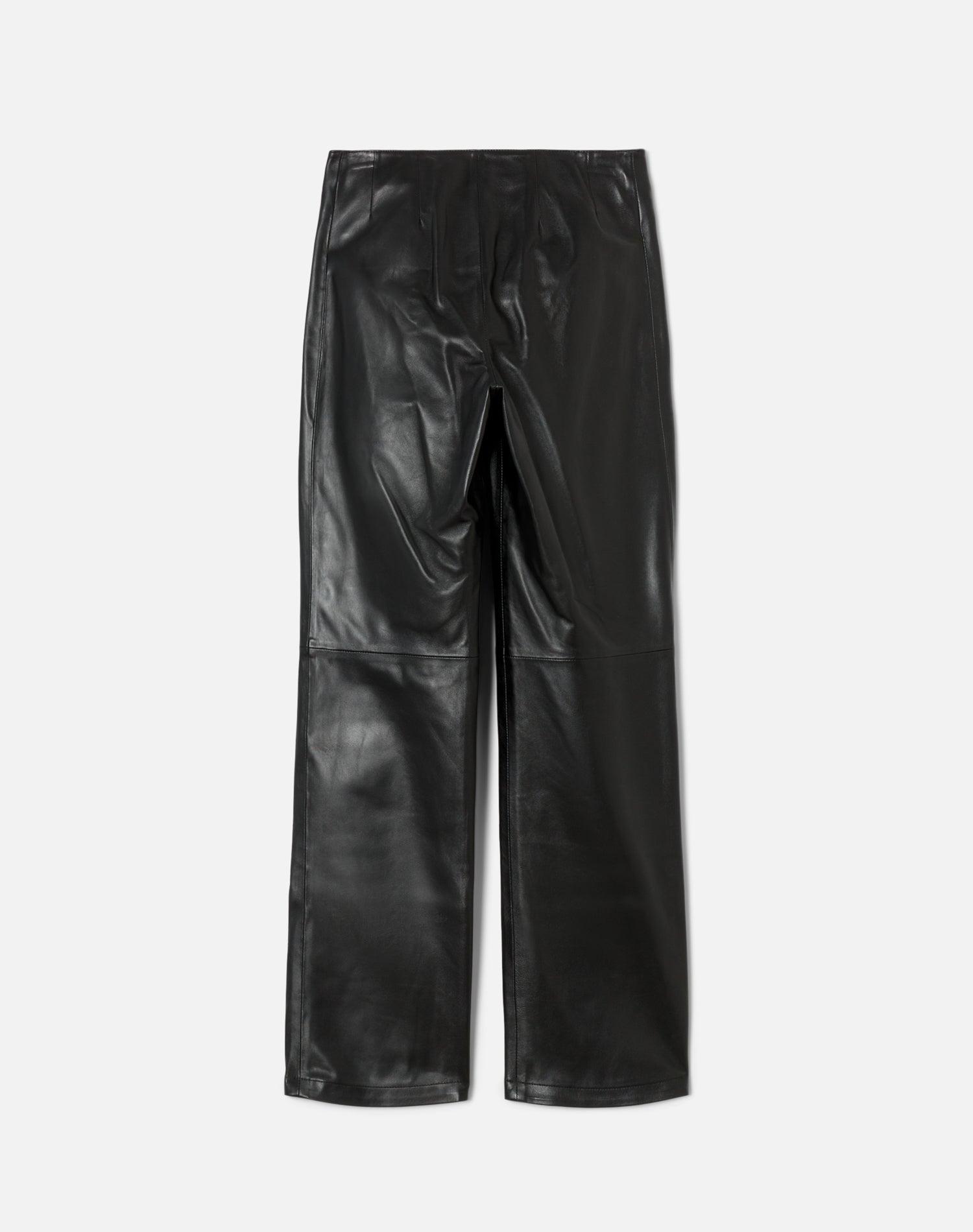 Western Leather Pant - Black Product Image
