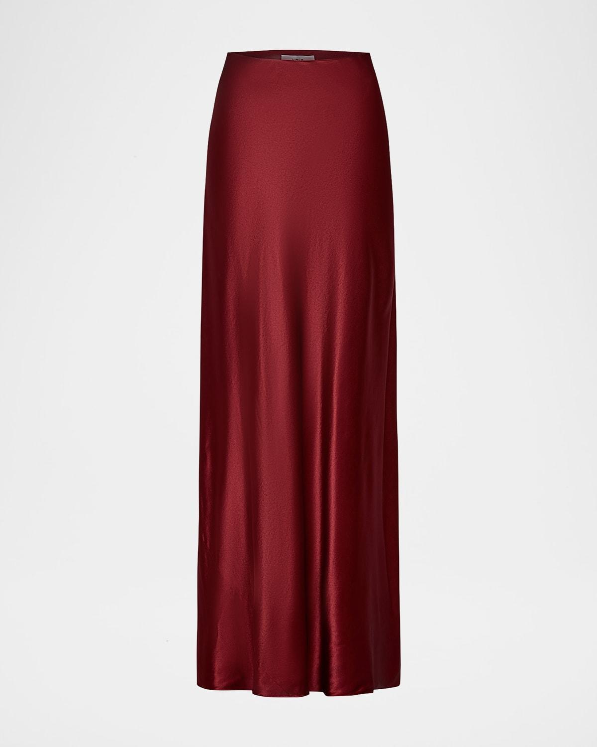 Satin Maxi Skirt Product Image