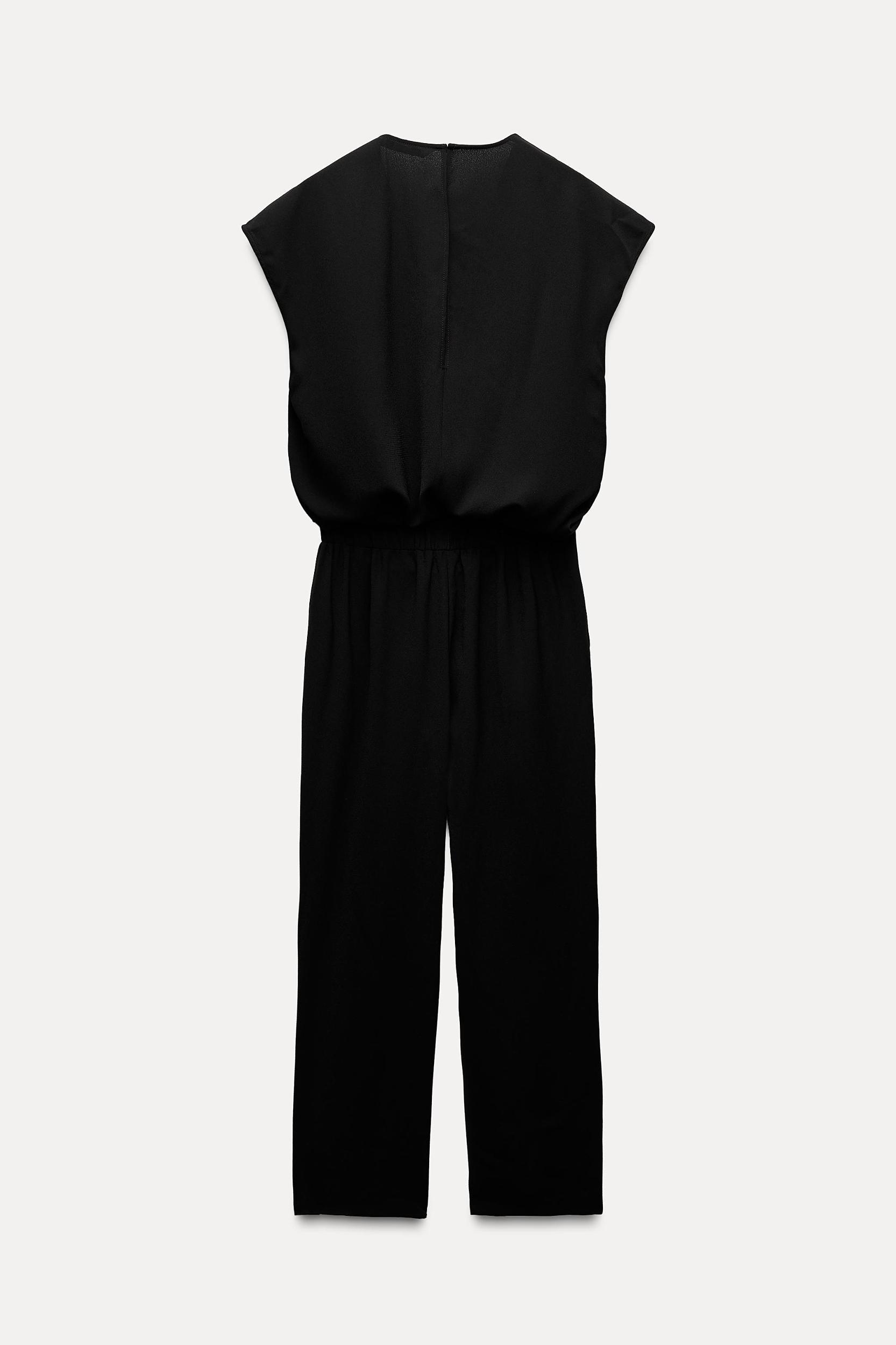 LONG BELTED JUMPSUIT Product Image