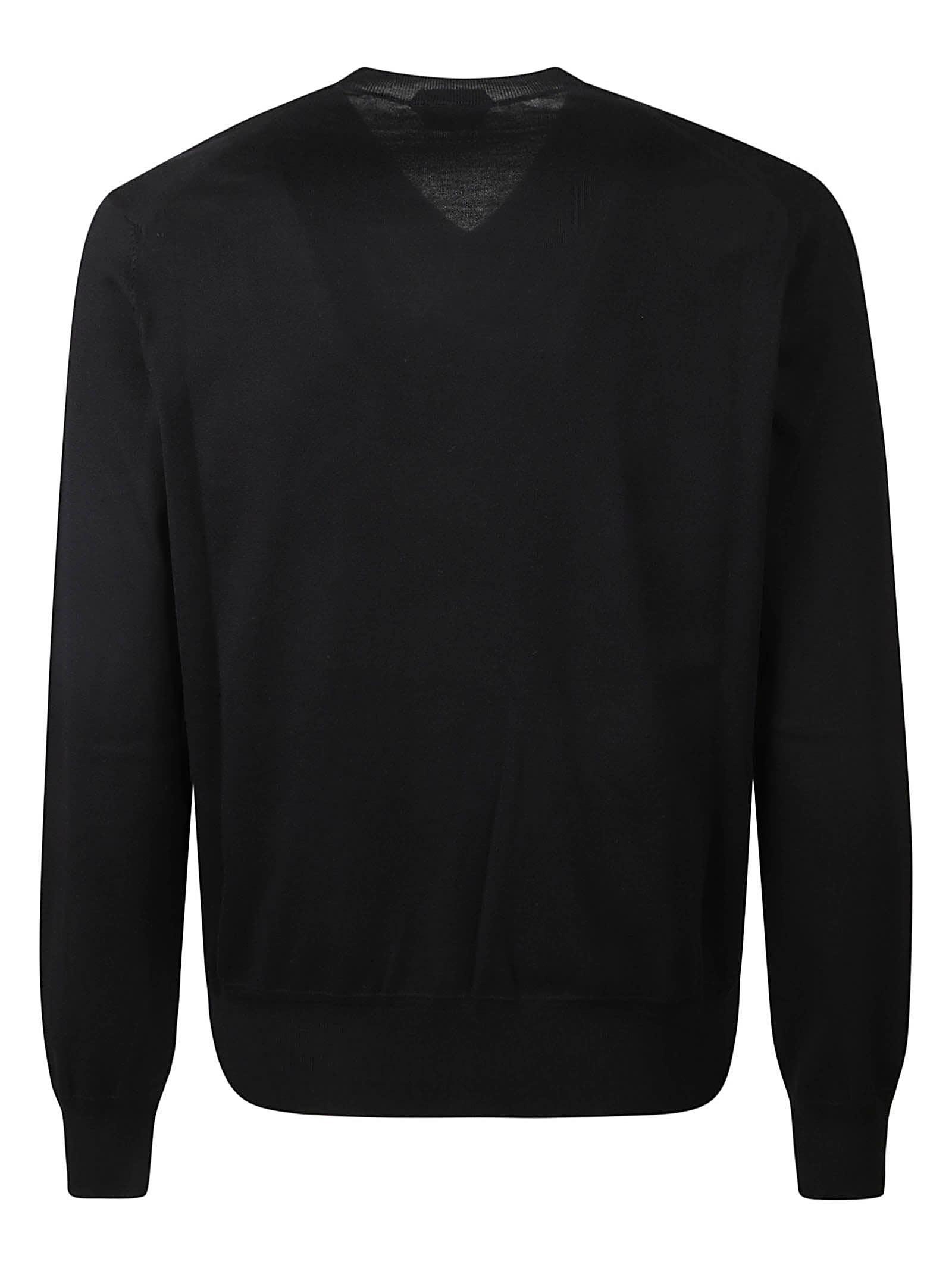 TOM FORD Black V-neck Wool Sweater Product Image