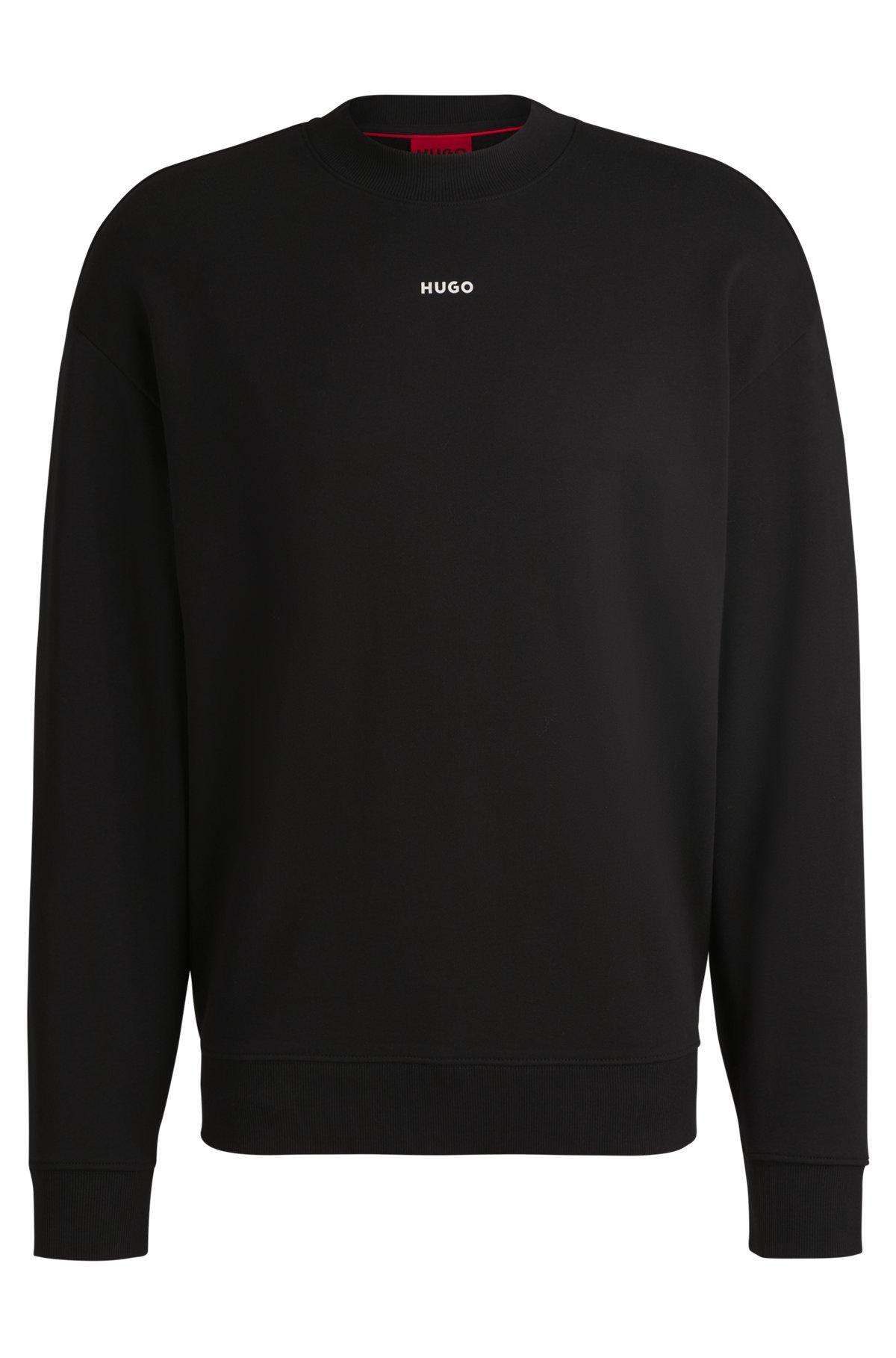 Relaxed-fit sweatshirt in cotton terry with logo print Product Image