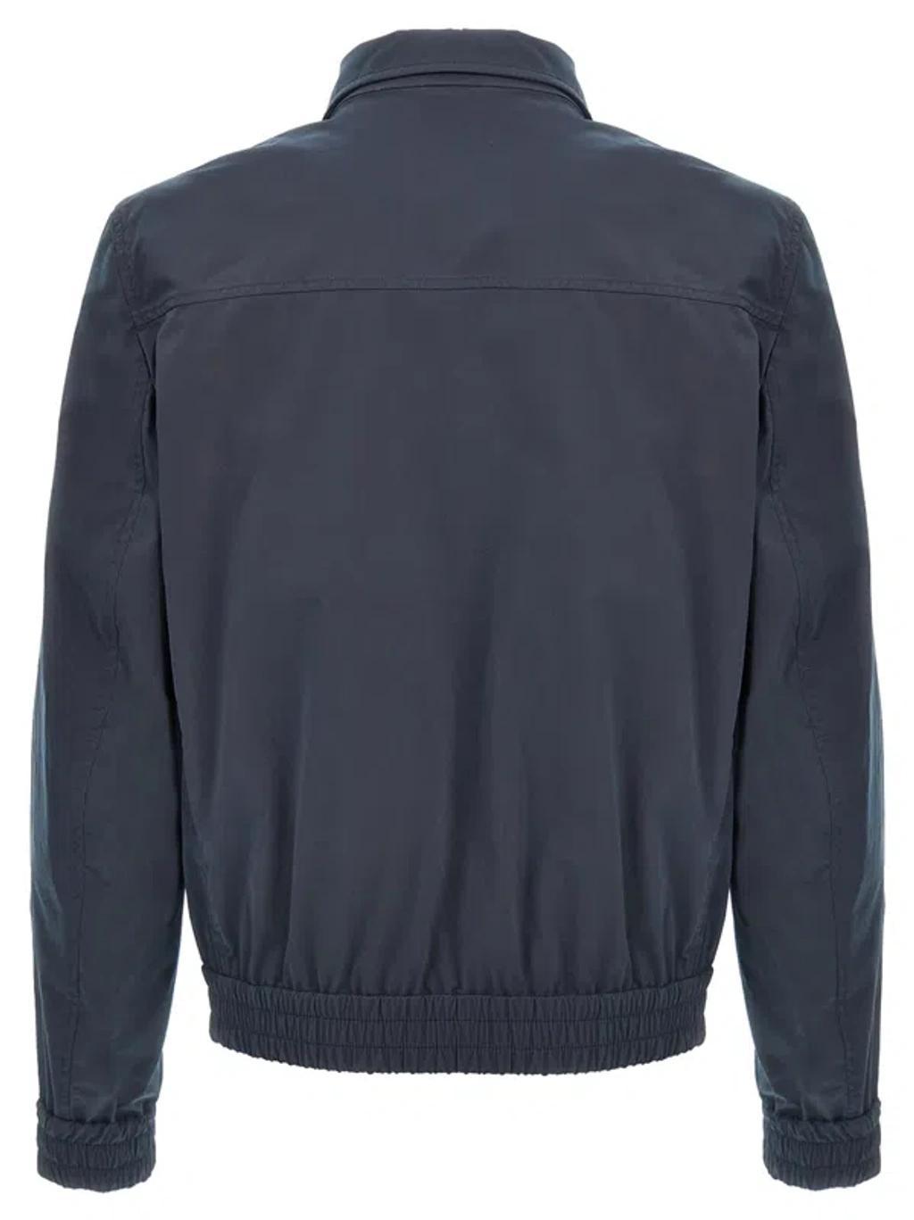 BRUNELLO CUCINELLI Water Repellent Jacket In Blue Product Image