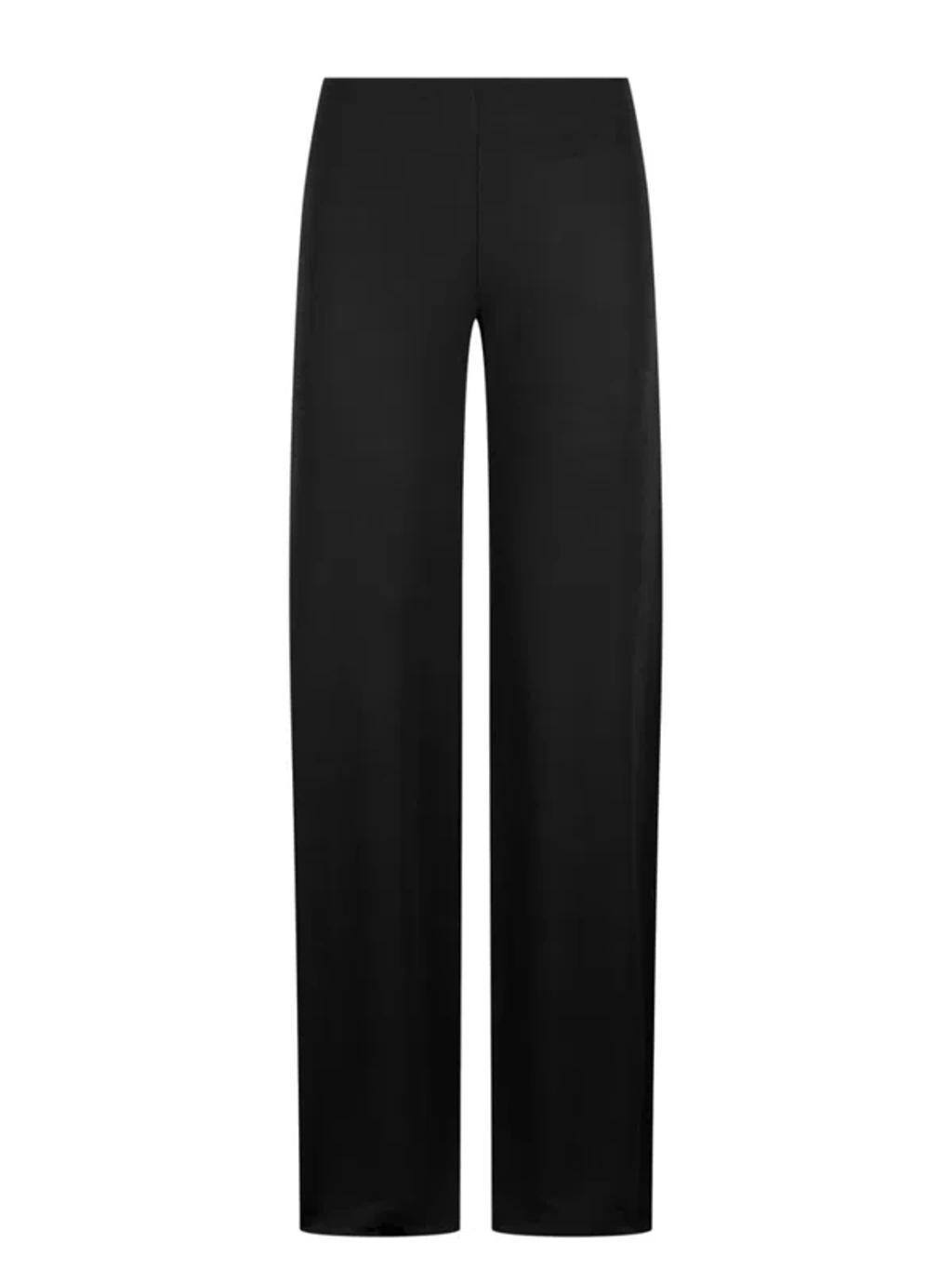 ALBERTA FERRETTI Elasticated Waistband Wide In Black Product Image