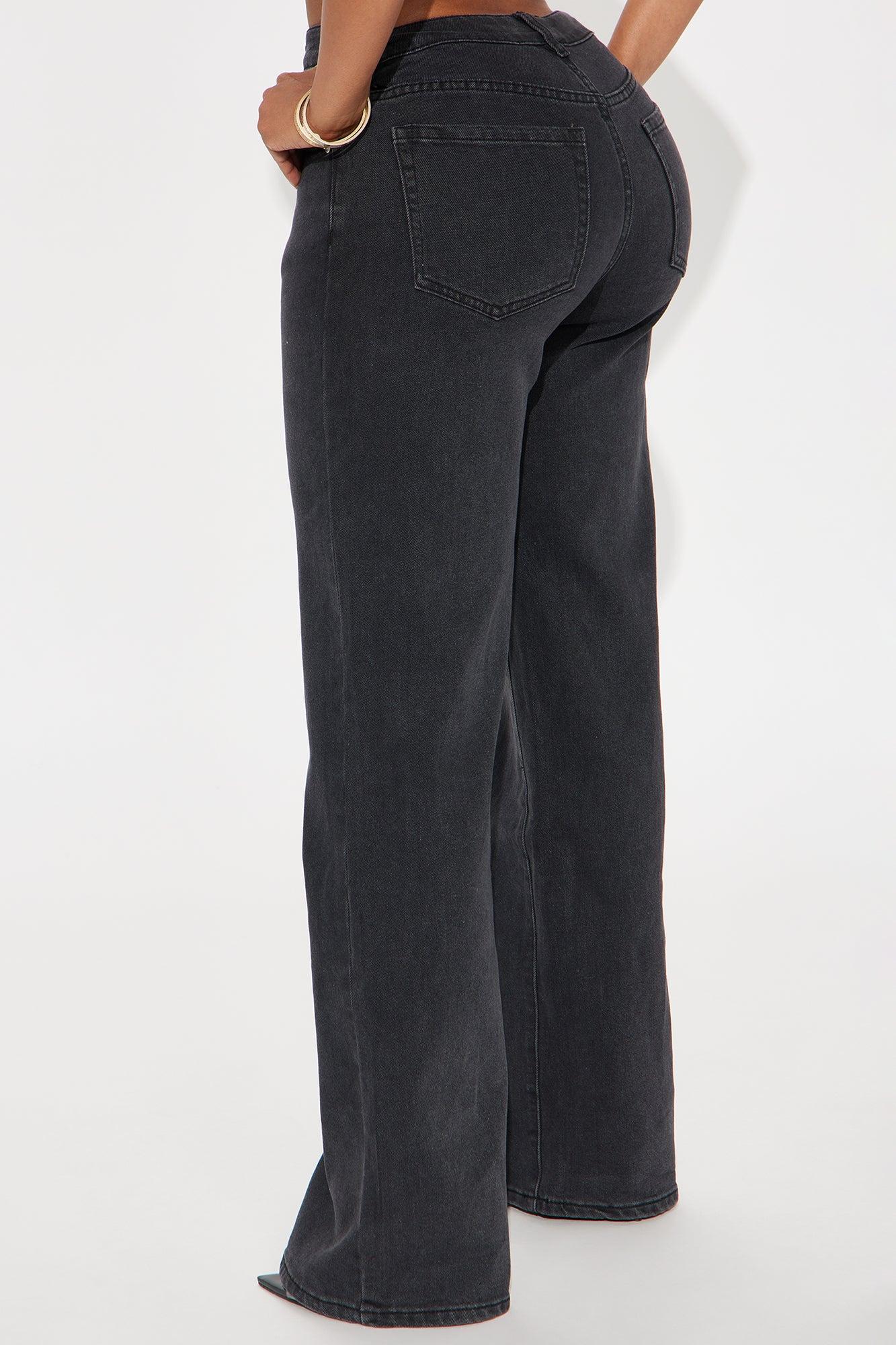 Bonafide Basic Straight Leg Jeans - Black Wash Product Image