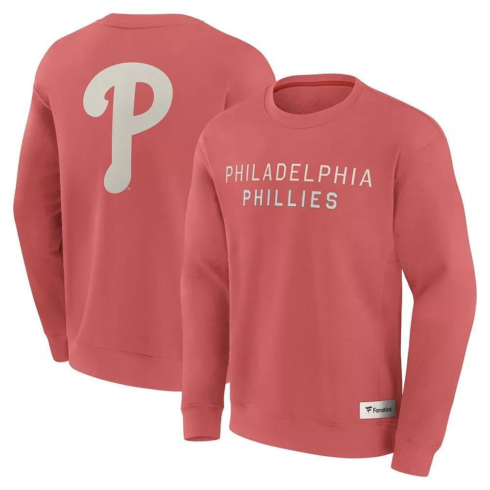 Men's Fanatics Red Philadelphia Phillies Elements Future Ground Lettering Pullover Sweatshirt, Size: 2XL Product Image