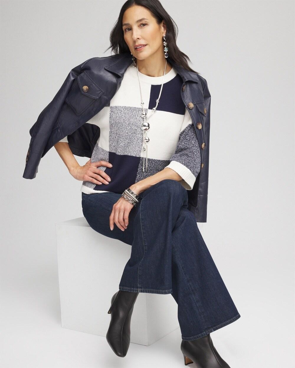 Dolman Sleeve Pullover Sweater Product Image