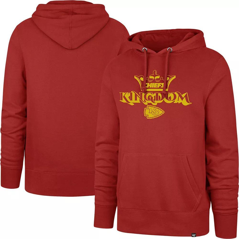 Men's '47 Red Kansas City Chiefs Regional Headline Pullover Hoodie, Size: Large Product Image