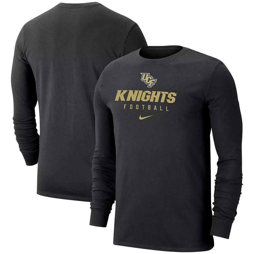 Men's Nike Black UCF Knights Long Sleeve T-Shirt, Size: 2XL Product Image