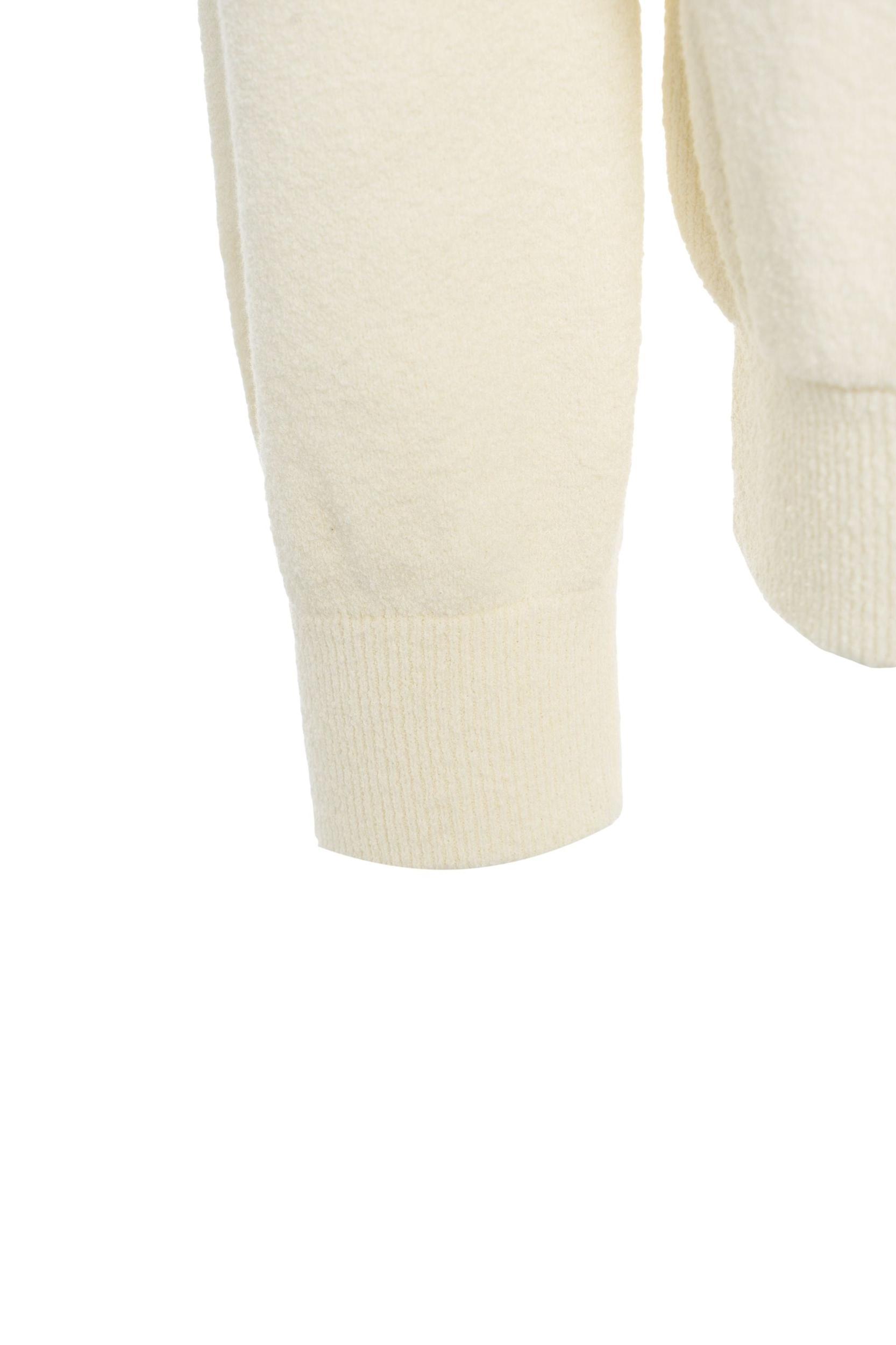 Terry cloth hoodie with zip Product Image