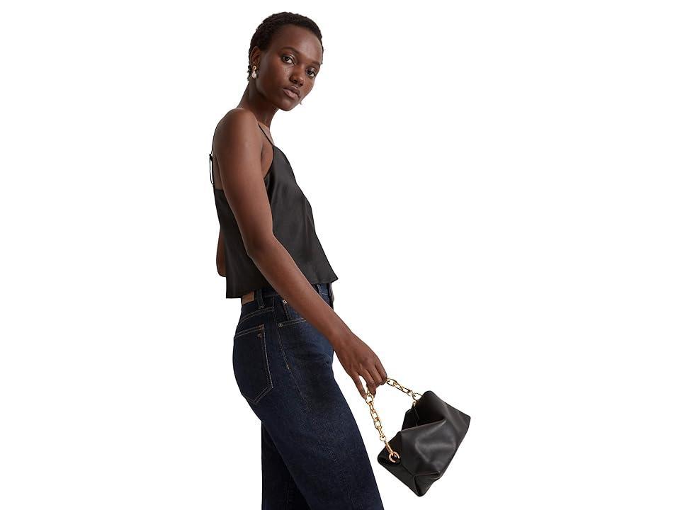Madewell Satin Square-Neck Cami (True ) Women's Clothing Product Image