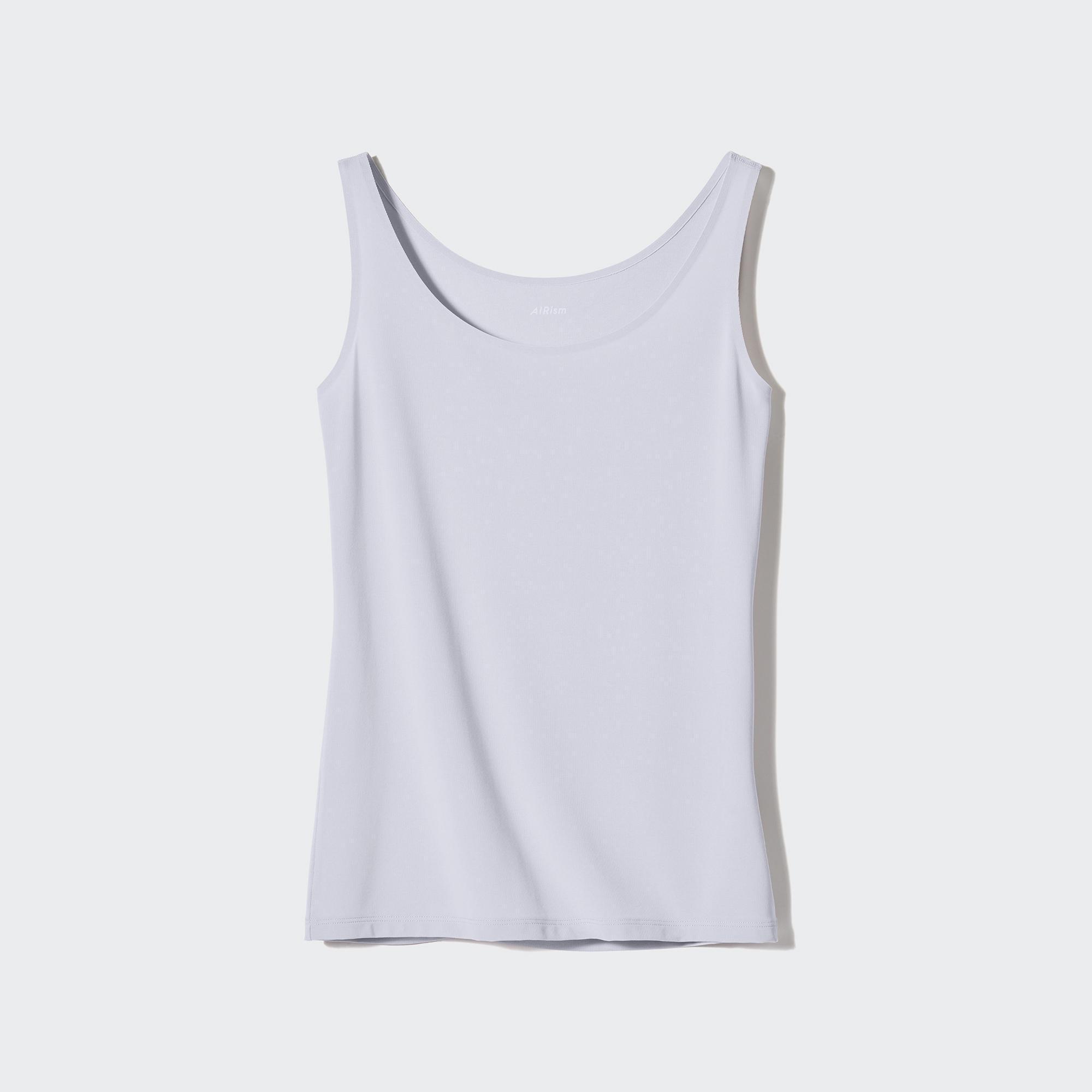 Womens AIRism Sleeveless Top Gray Small UNIQLO US Product Image