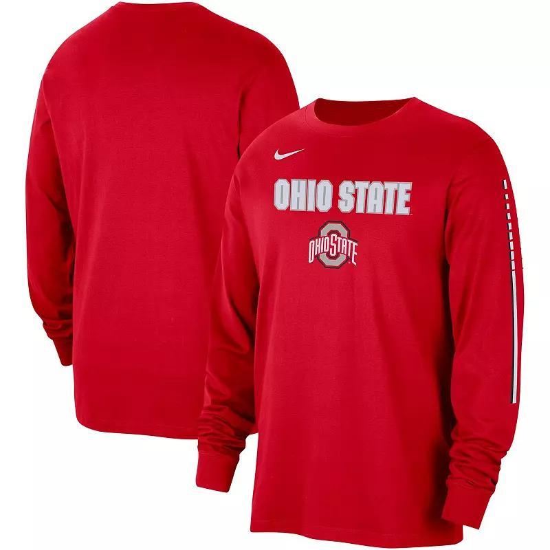 Ohio State Men's Nike College Long-Sleeve T-Shirt Product Image