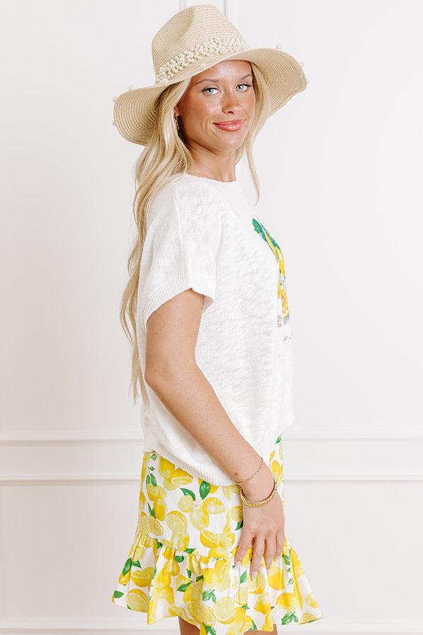 Love And Limoncello Knit Top Product Image