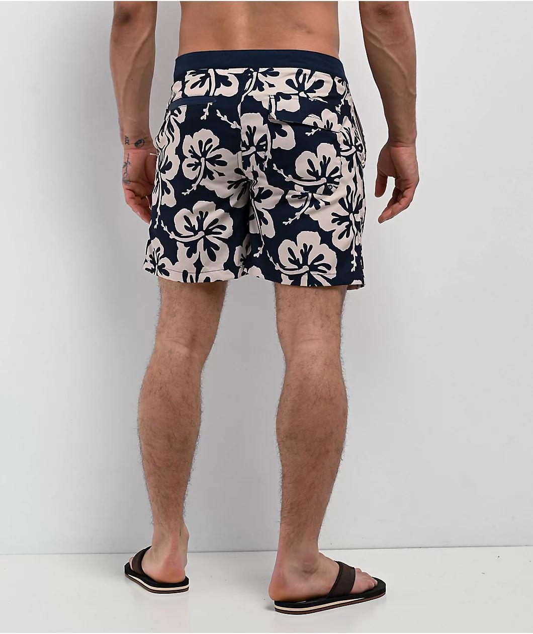 Dravus Drift Navy Board Shorts Product Image