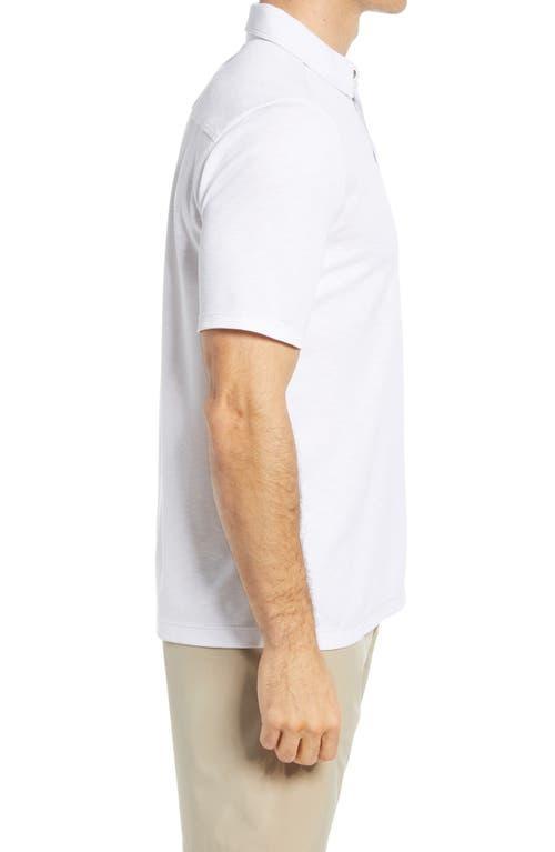 Johnston  Murphy Vintage Slub Short Sleeve Polo Shirt Product Image