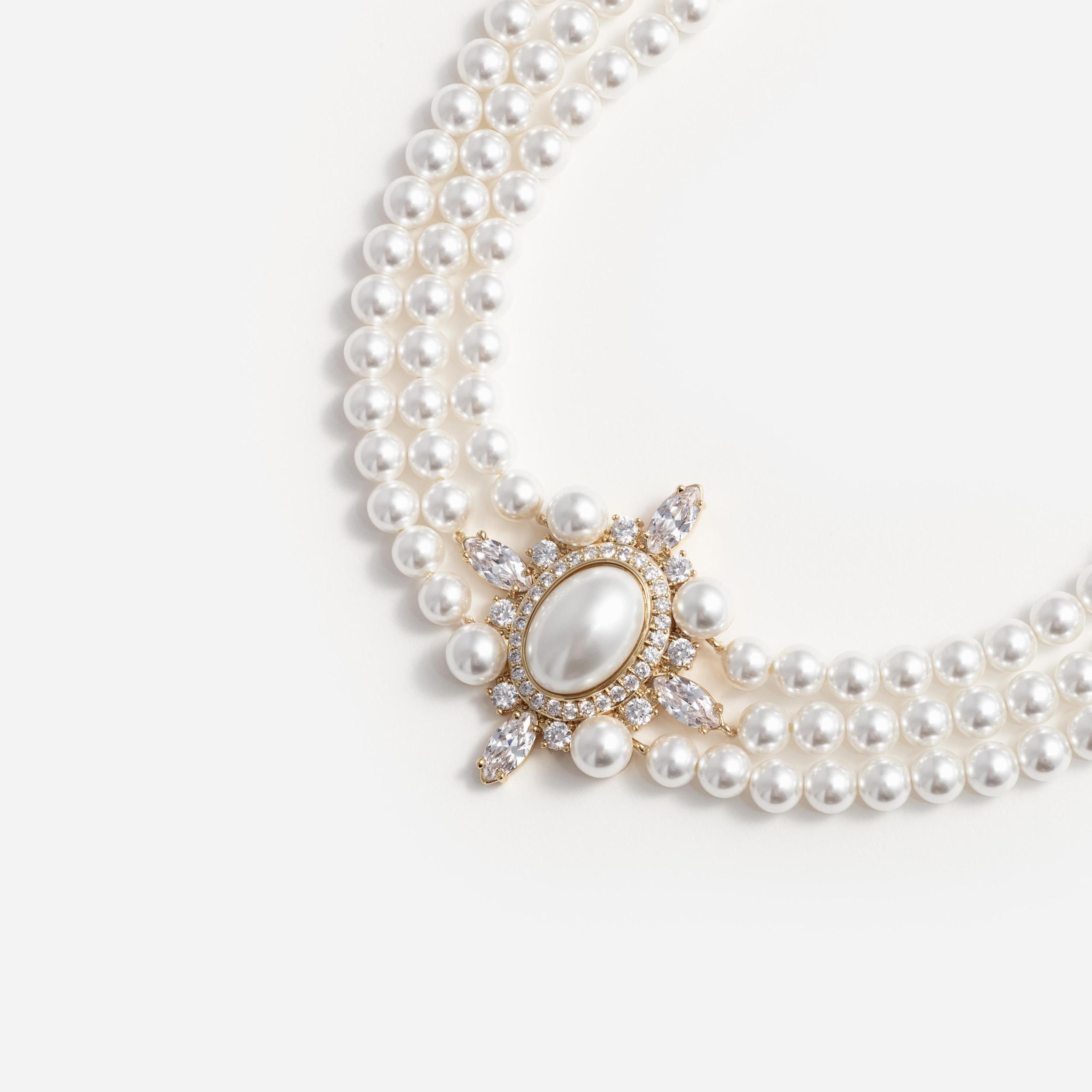Gold Pearl Choker Product Image