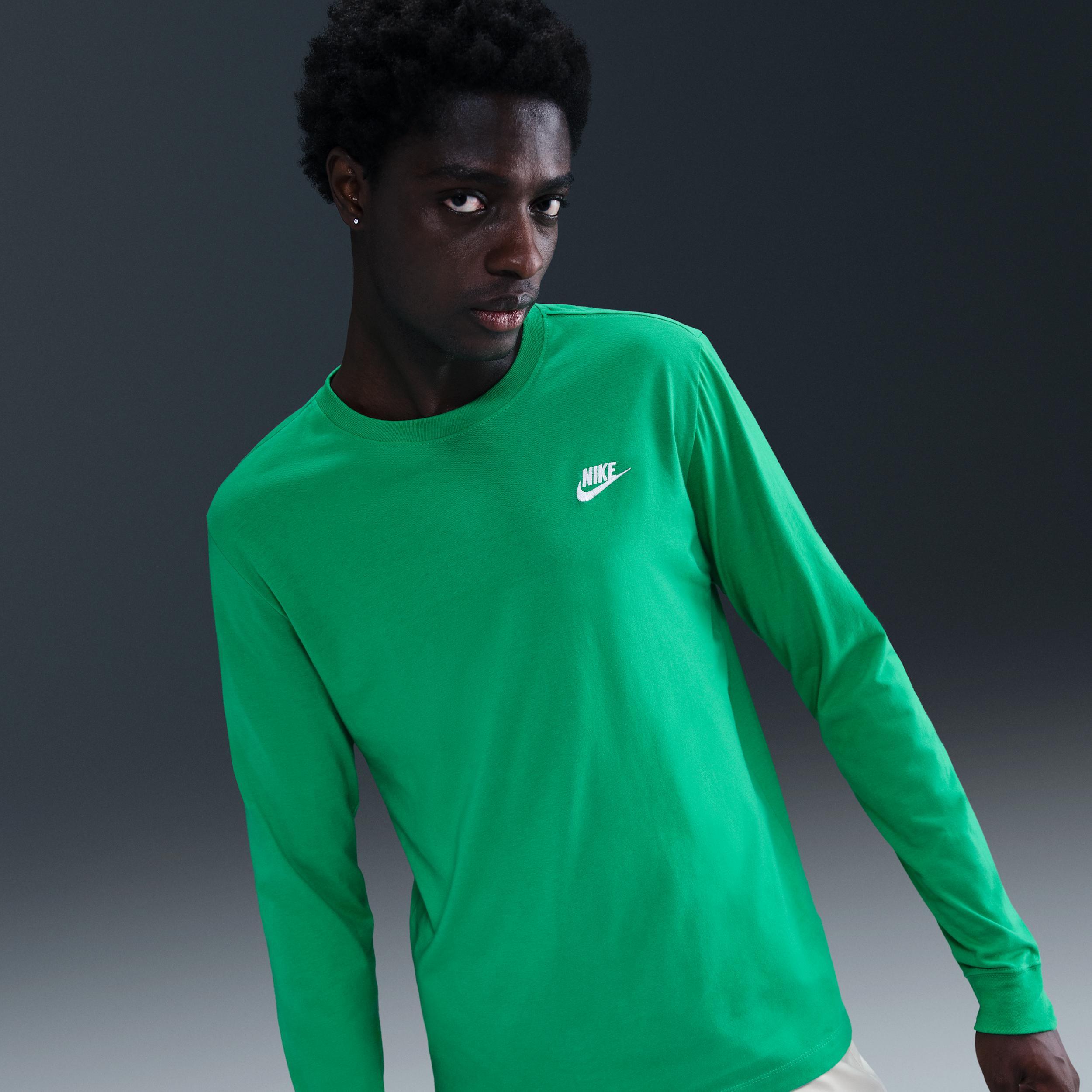 Men's Nike Sportswear Club Long-Sleeve T-Shirt Product Image