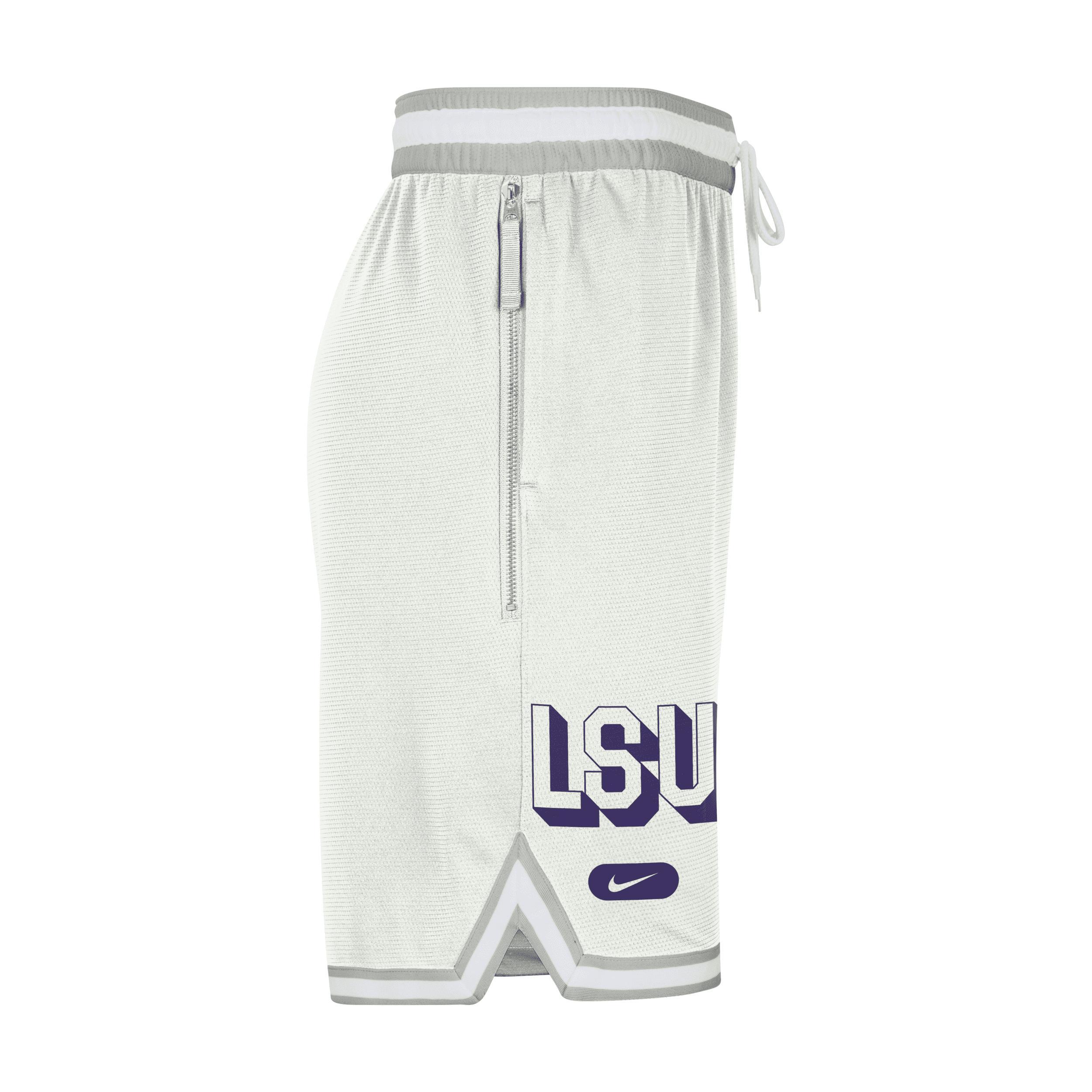 Men's Nike Cream LSU Tigers DNA 3.0 Performance Shorts, Size: XL, White Product Image