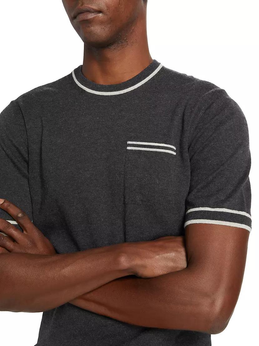 Mens Slim-Fit Knit Crewneck T-Shirt Product Image