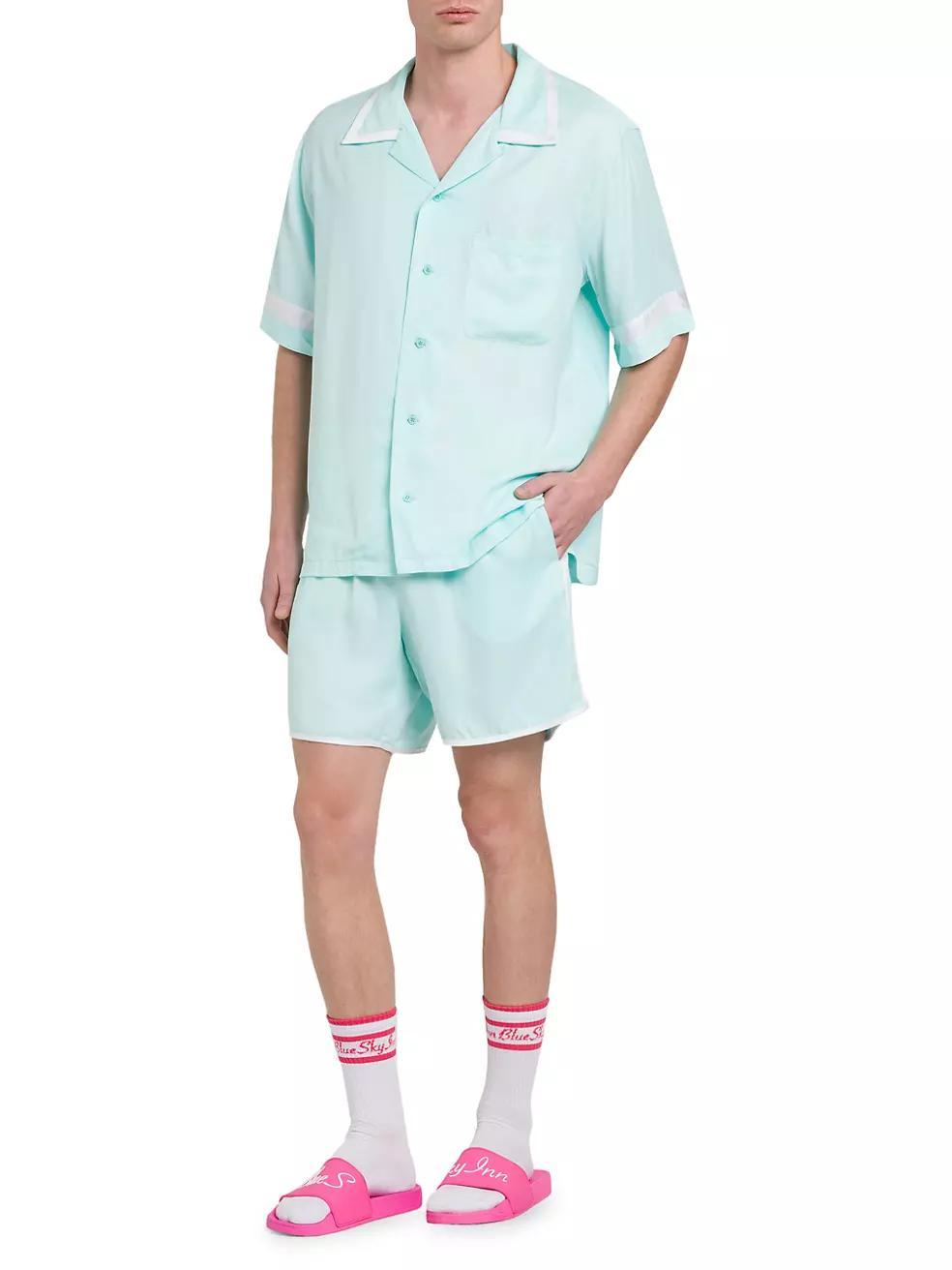 Logo-Embroidered Camp Shirt Product Image