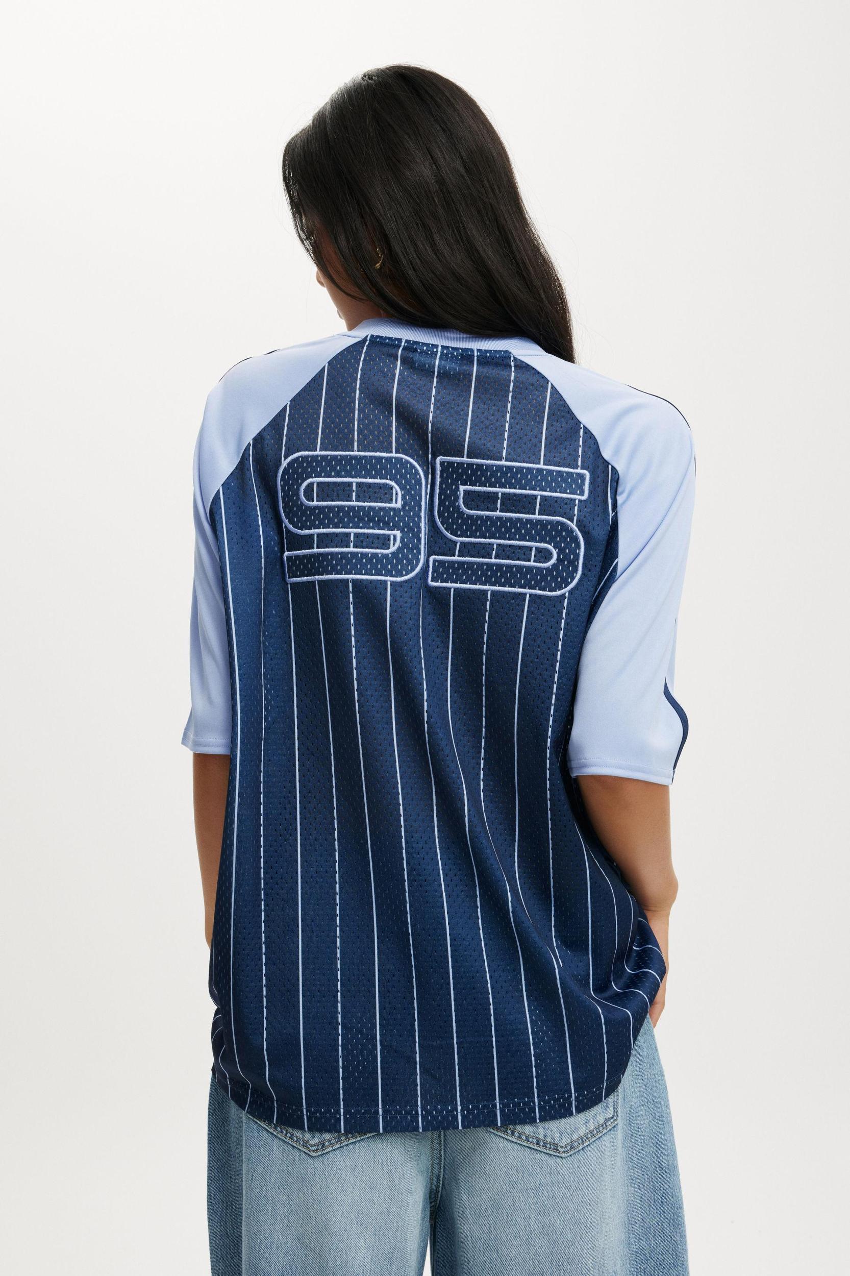 Oversized V Neck Raglan Jersey Product Image