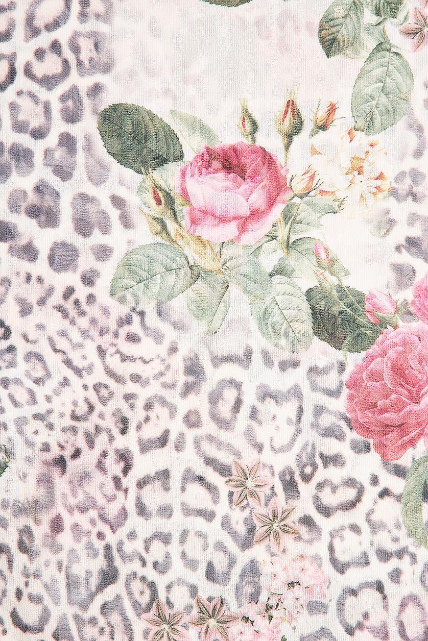 Flower Chiffon Scarf Product Image