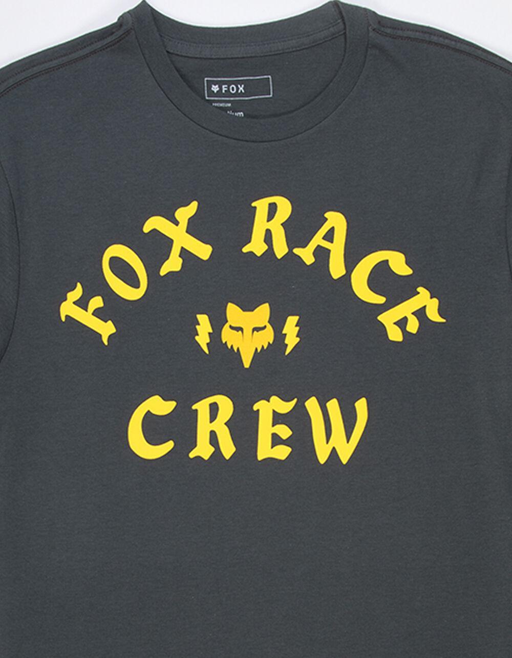 FOX Race Crew Mens Tee - CHARCOAL Product Image