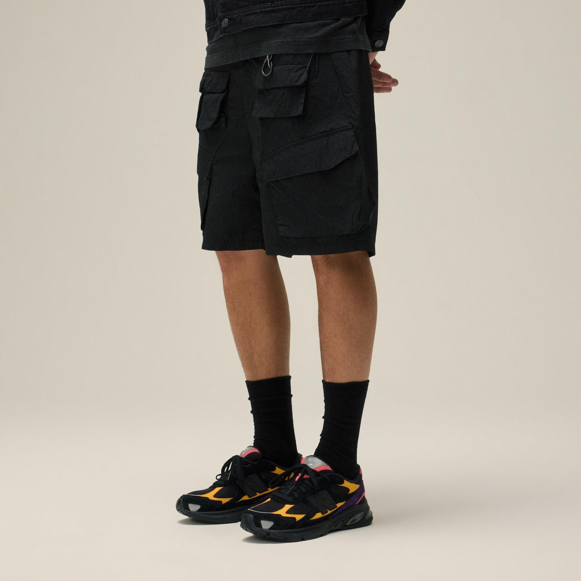 Kith Dupont Cargo Pocket Short - Black Male Product Image