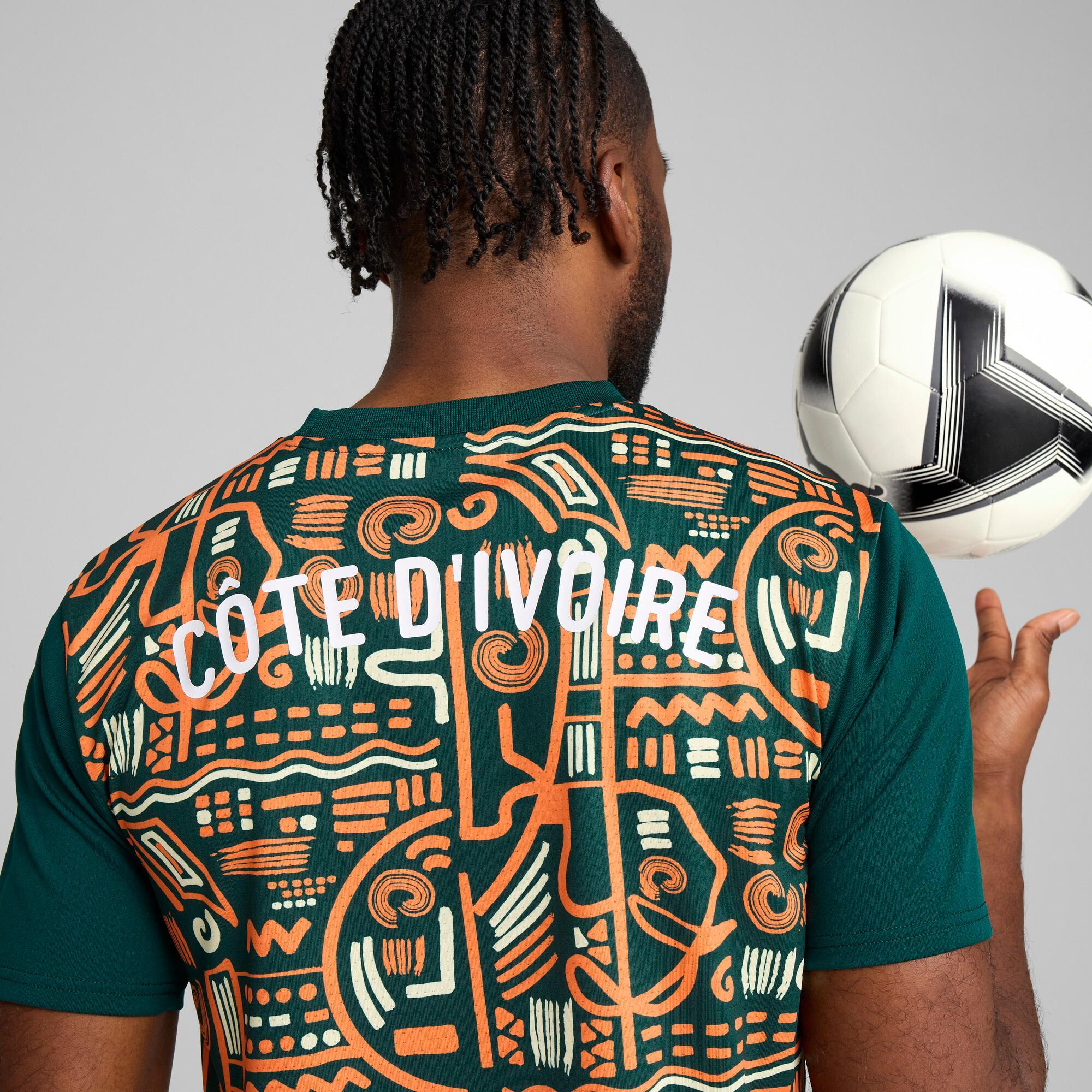 PUMA Ivory Coast 2025 Men's Pre-Match Soccer Jersey Product Image