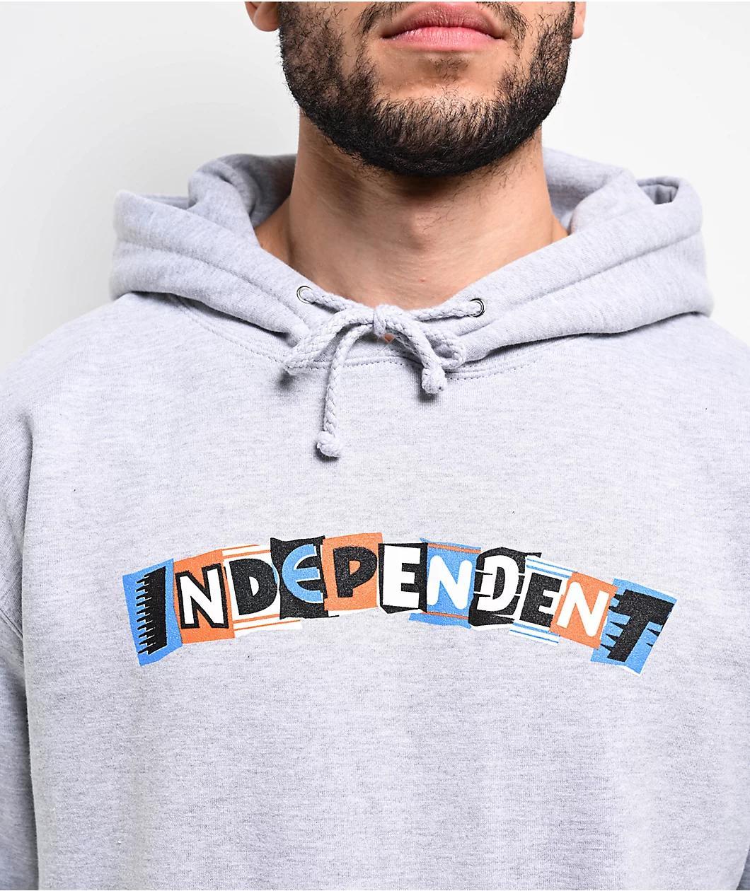 Independent Lance Mountain Ransom Grey Hoodie Product Image