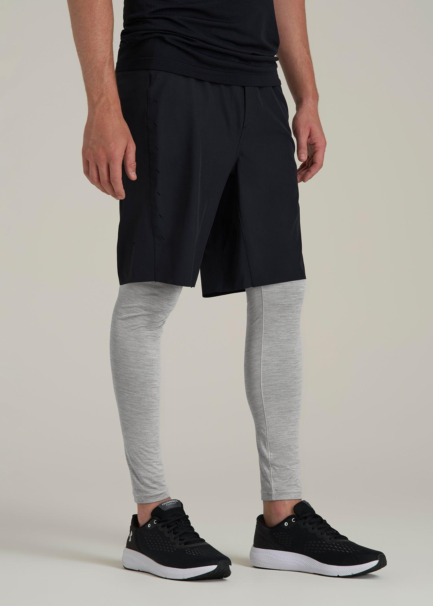 A.T. Performance Tall Men's Tights in Silver Grey Product Image