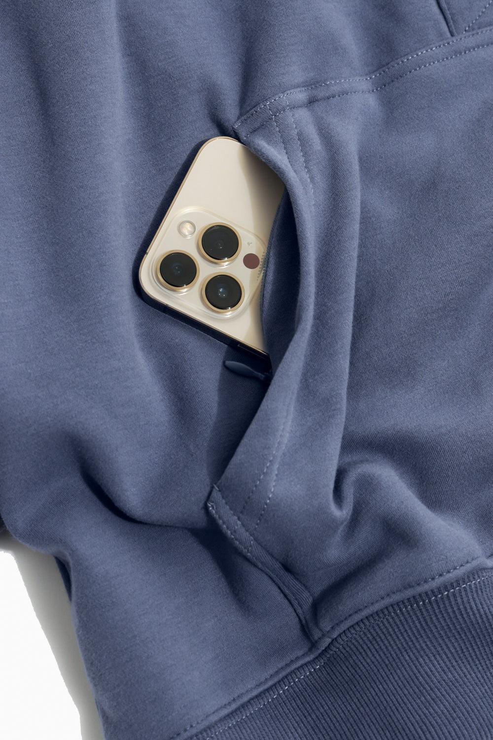Ooey Gooey Half Zip Sweater - Turquoise Product Image