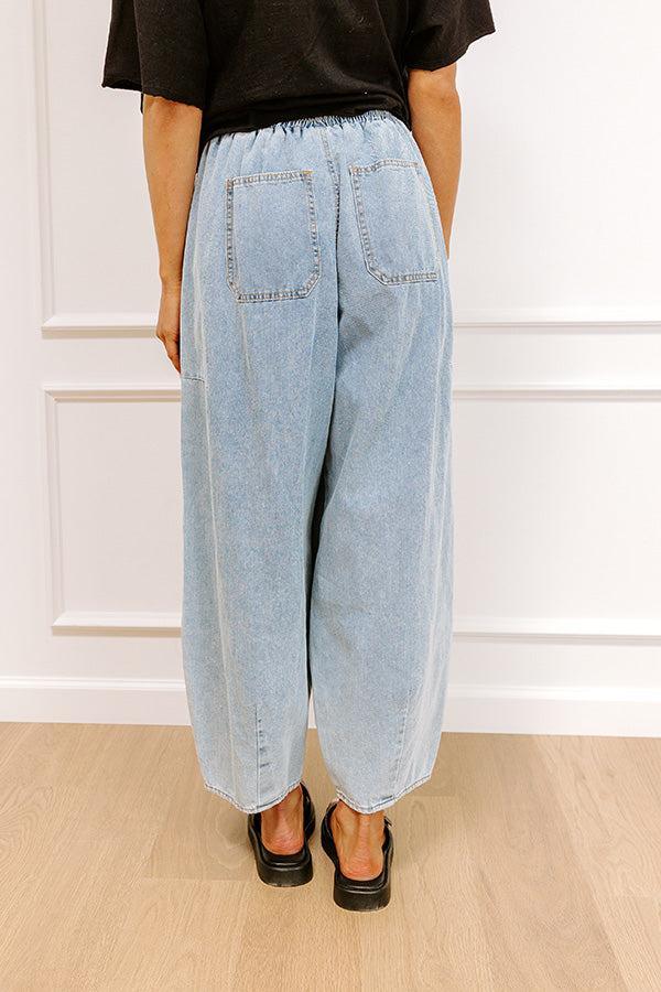The Genesis High Waist Barrel Leg Jean Product Image