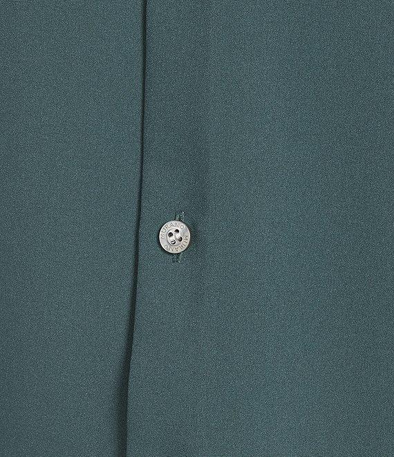 Murano Big & Tall Slim Fit Solid Performance Stretch Long Sleeve Woven Shirt Product Image