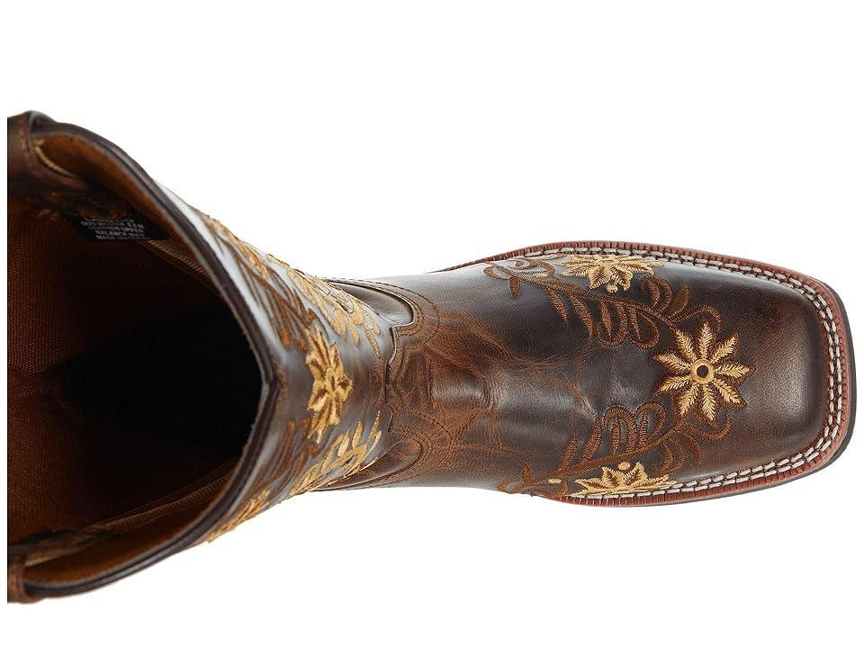 Laredo Secret Garden Women's Leather Cowboy Boots, Size: 8.5, Brown Product Image