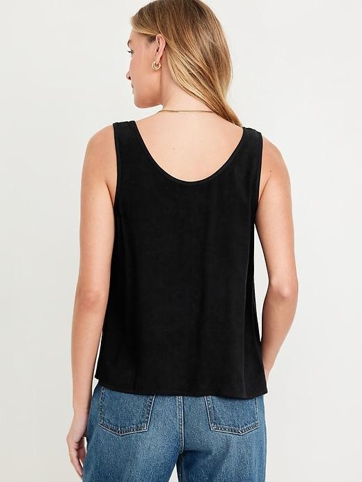 Sleeveless Shell Tank Product Image