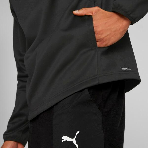 Puma Fit Men's Training PWRFleece Quarter-zip in Dark Blue Product Image