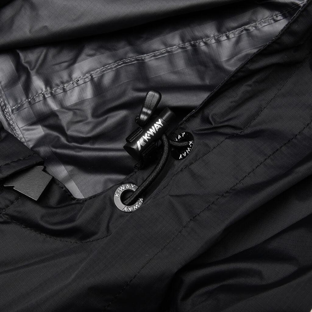 Comme des Garcons Play x K-Way Logos Full Zip Jacket - Beige/Black Male Product Image