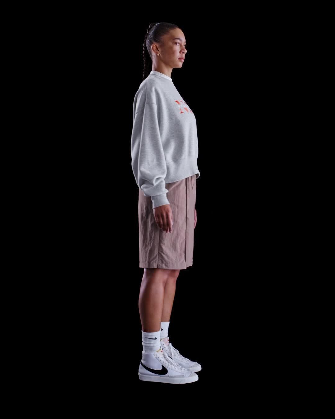 Women's Nike Sportswear Phoenix Fleece Oversized Crew-Neck Sweatshirt Product Image