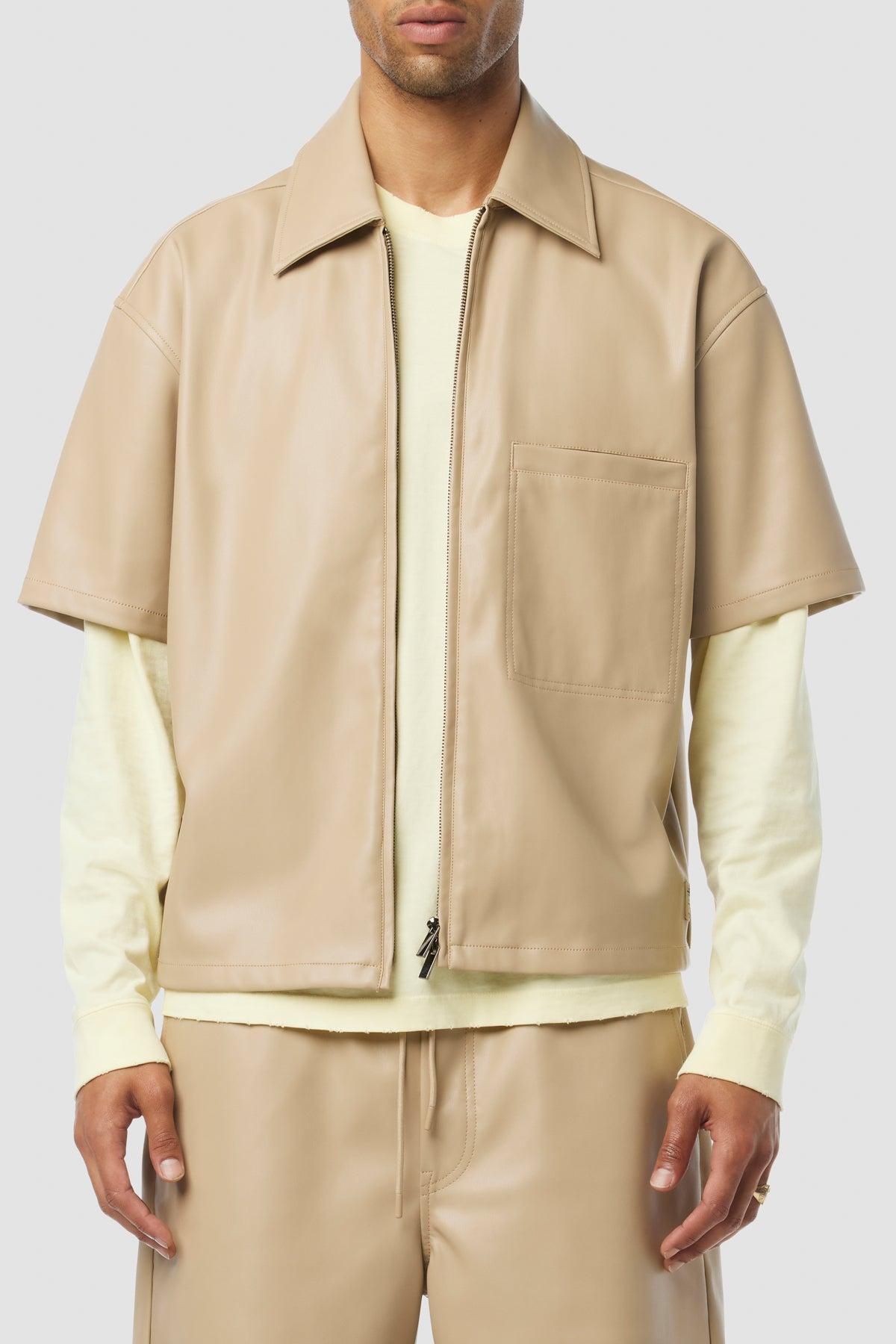 Short Sleeve Zip Shirt Product Image