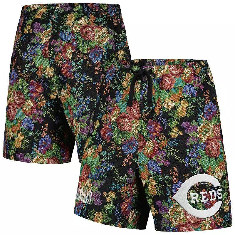 Men's PLEASURES  Black Boston Red Sox Floral Shorts, Size: 2XL Product Image