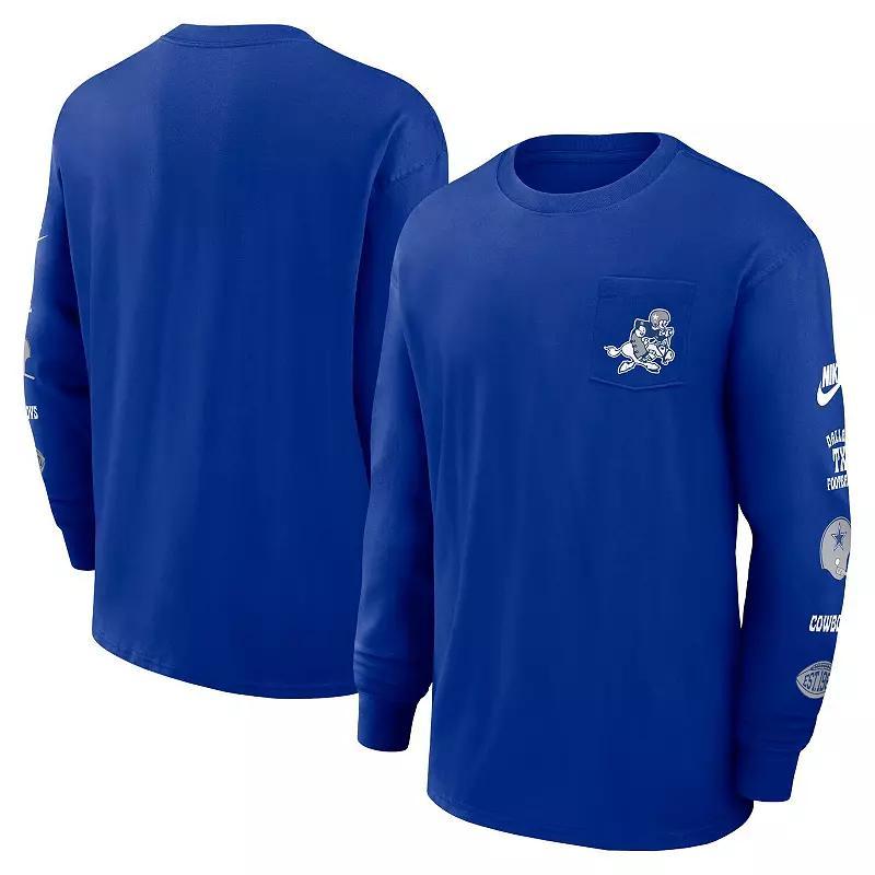 Men's Nike Aqua Miami Dolphins Rewind Heavy Max 90 Pocket Long Sleeve T-Shirt, Size: XL, Turquoise A Product Image