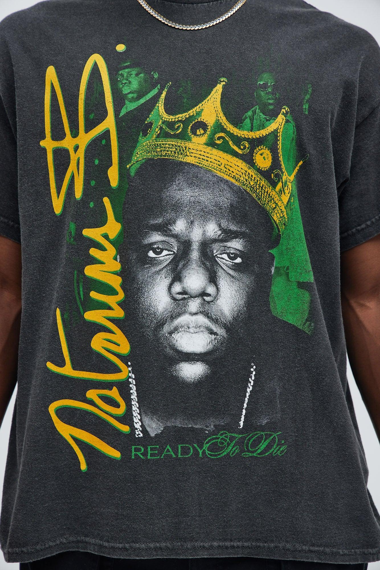 Notorious BIG GOAT Oversized Short Sleeve Tee - Black Product Image