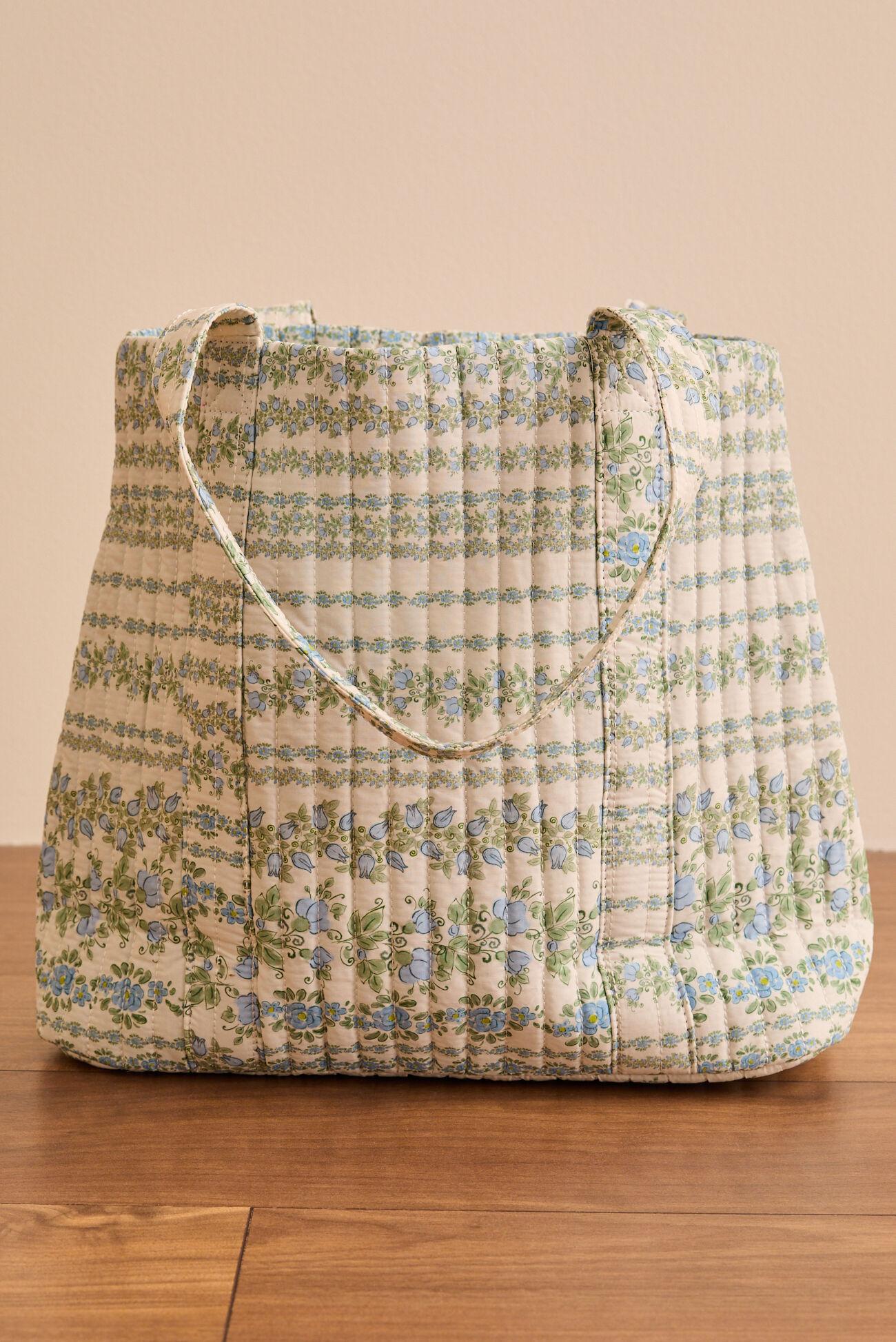 Cecile Quilted Tote Bag Product Image