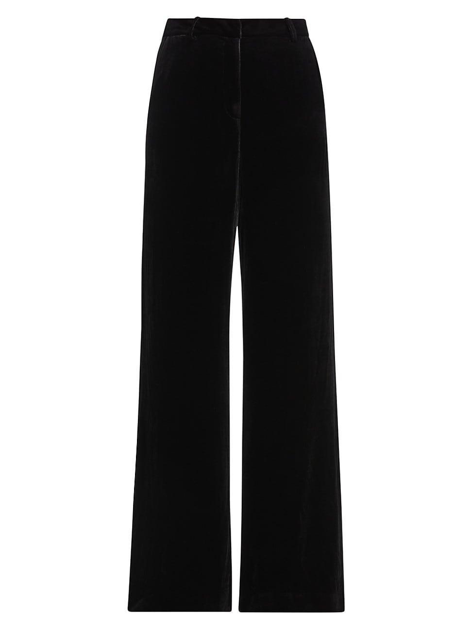 Pilar Velvet Wide-Leg Pants Product Image